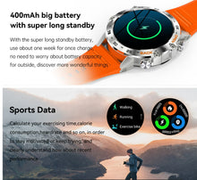 Load image into Gallery viewer, Smart Watch K52 Watches Men Wome Sports Fitness Modes Bluetooth Call Health Monitor 400mah 1.39Inch HD Smartwatch - Black_7